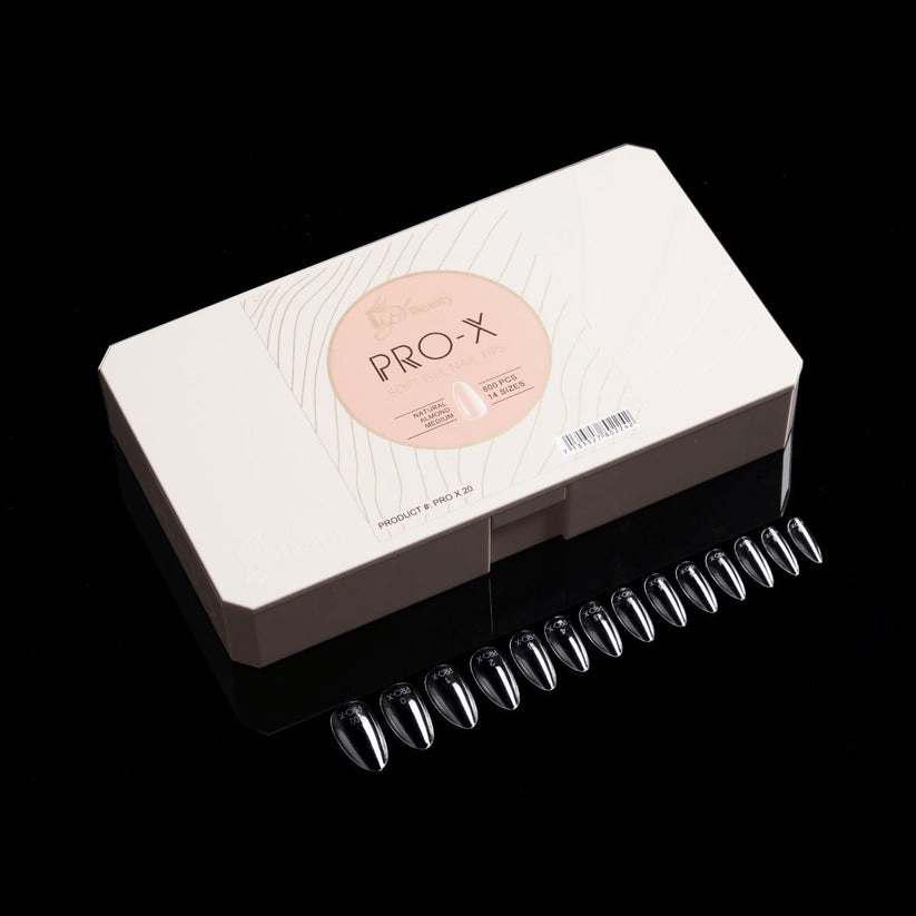 Igel PRO-X Soft Gel Nail Tips 20 - Natural Almond Medium 600pcs