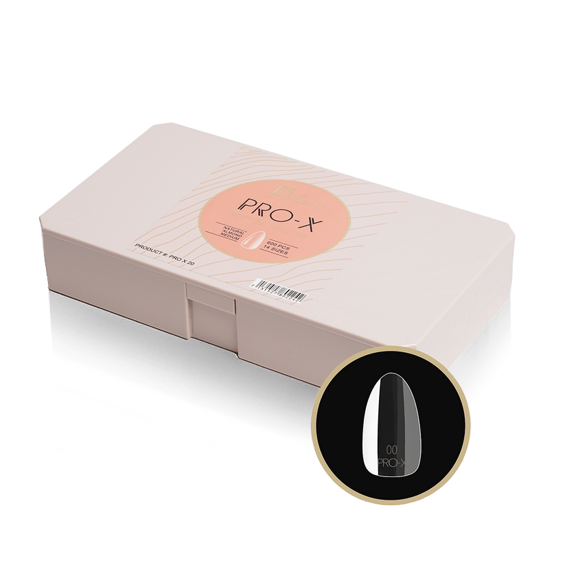 Igel PRO-X Soft Gel Nail Tips 20 - Natural Almond Medium 600pcs