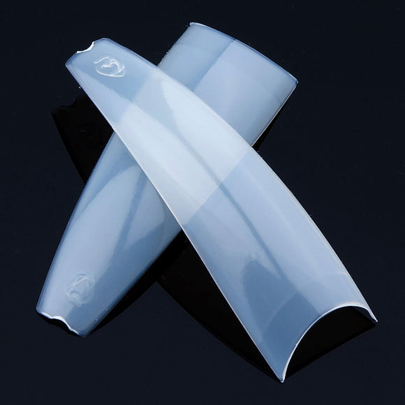 Lamour Coffin Nail Tips - Natural Color - Box 100 Tips