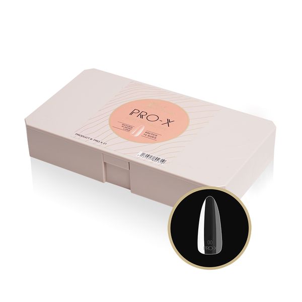 iGel PRO-X Soft Gel Nail Tips 21 - Natural Almond Long (600 pcs)