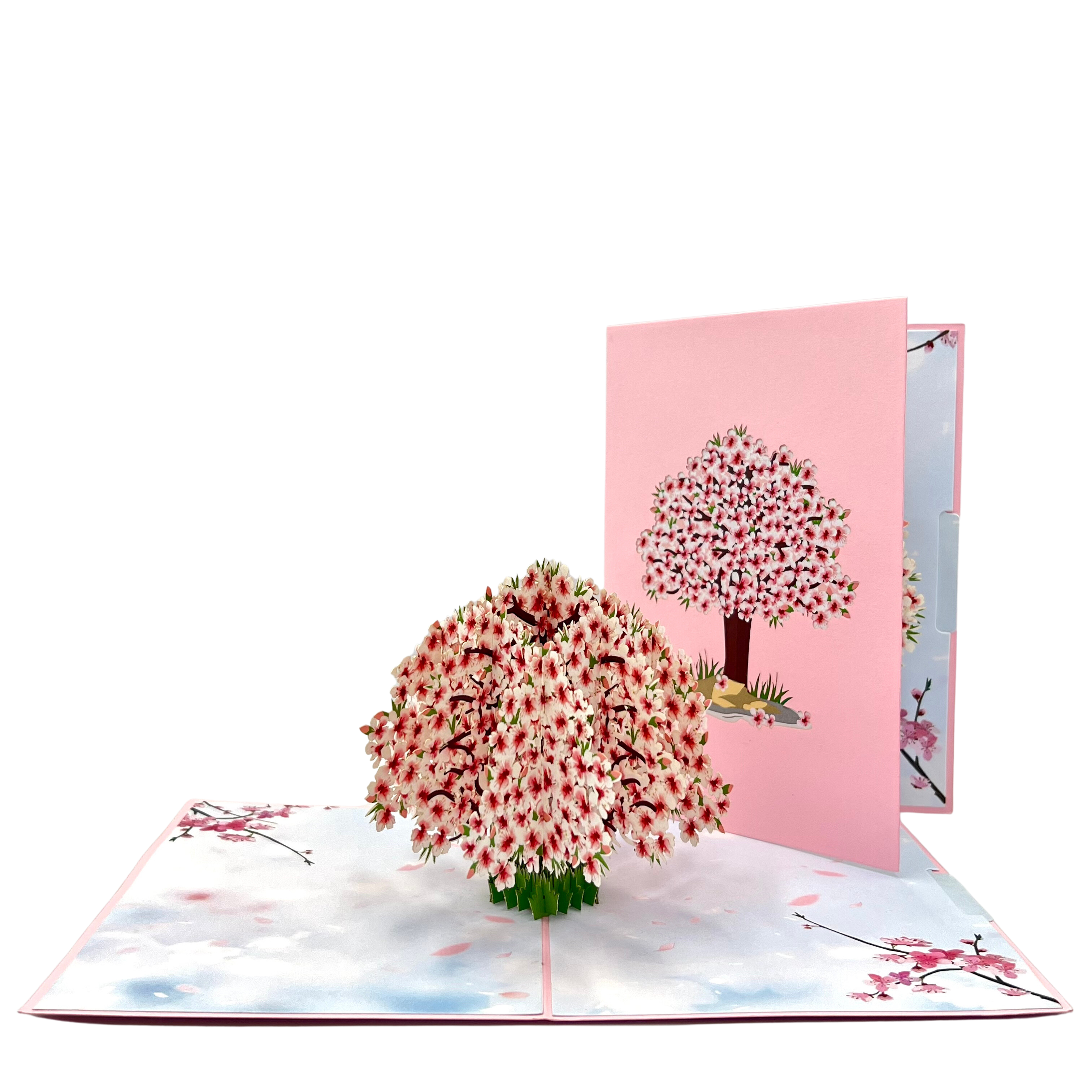 Pop Up Greeting Card Cherry Blossom Birthday Thank You Card Spring Card Nature Card Tree Card 3D Pop Up Blooms Nature Flower Card For Mom