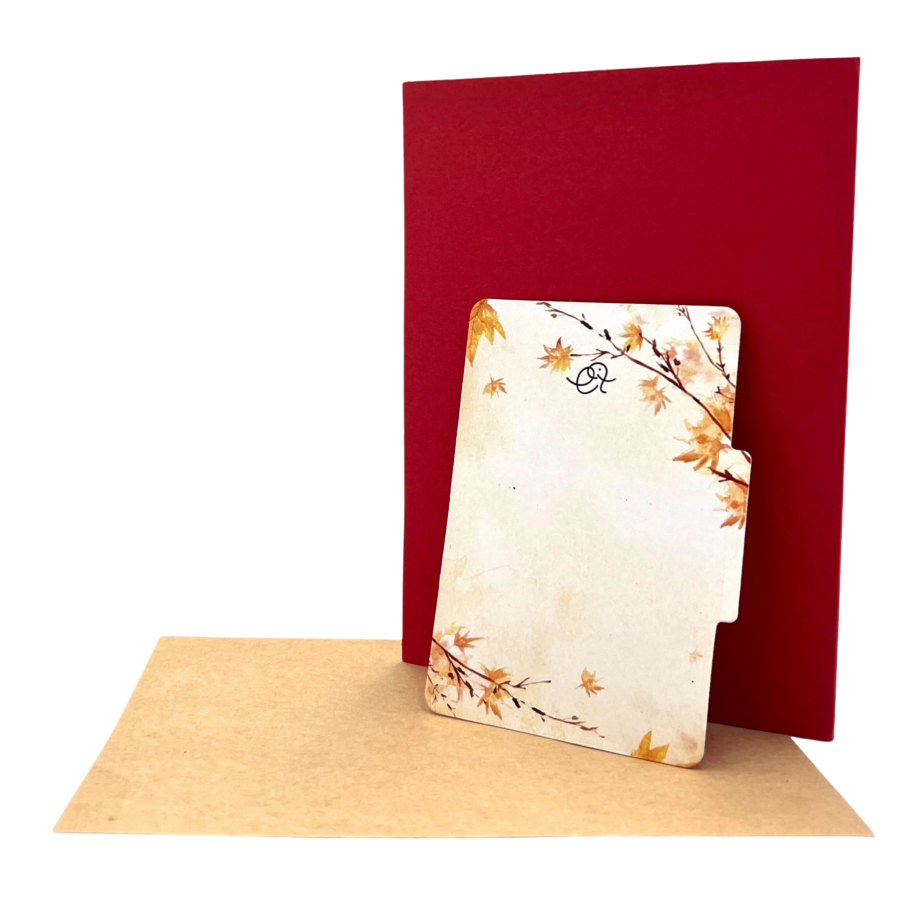 Pop Up Greeting Red Maple Tree Nature Lover Card, Birthday Thank You Gift, Autumn Tree Card, Gift for Mom, Dad, Family, Friend, Holiday Card