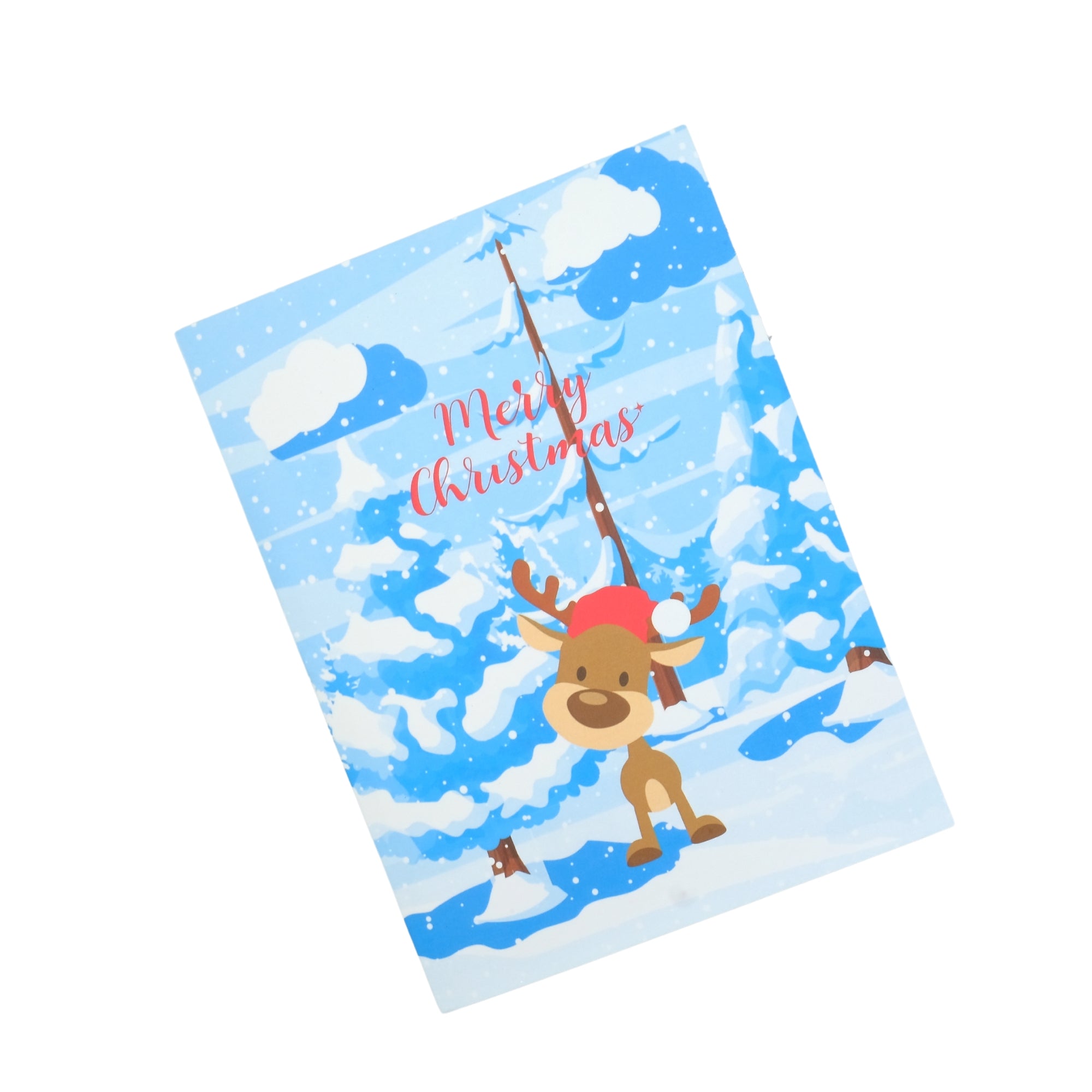 Pop Up Merry Christmas Greeting Card Adorable Reindeer, Christmas theme, Holiday Gift, Christmas decoration, Christmas kid gift, Family Gift