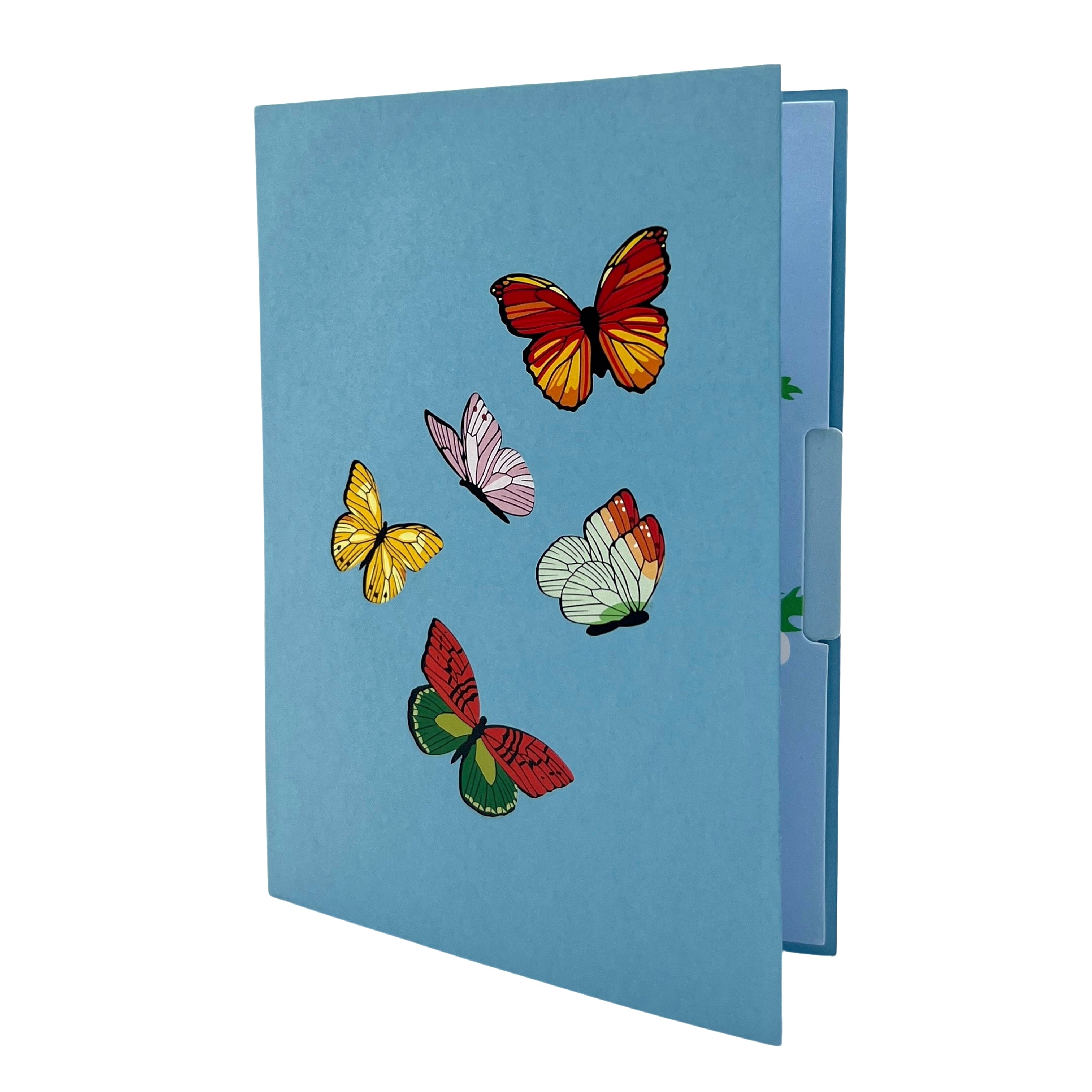 Pop Up Greeting Card Butterfly Garden Daisy Field Card, Spring Card, Nature Card, Flower Card, Animal Card, Birthday Card, Thank you Card