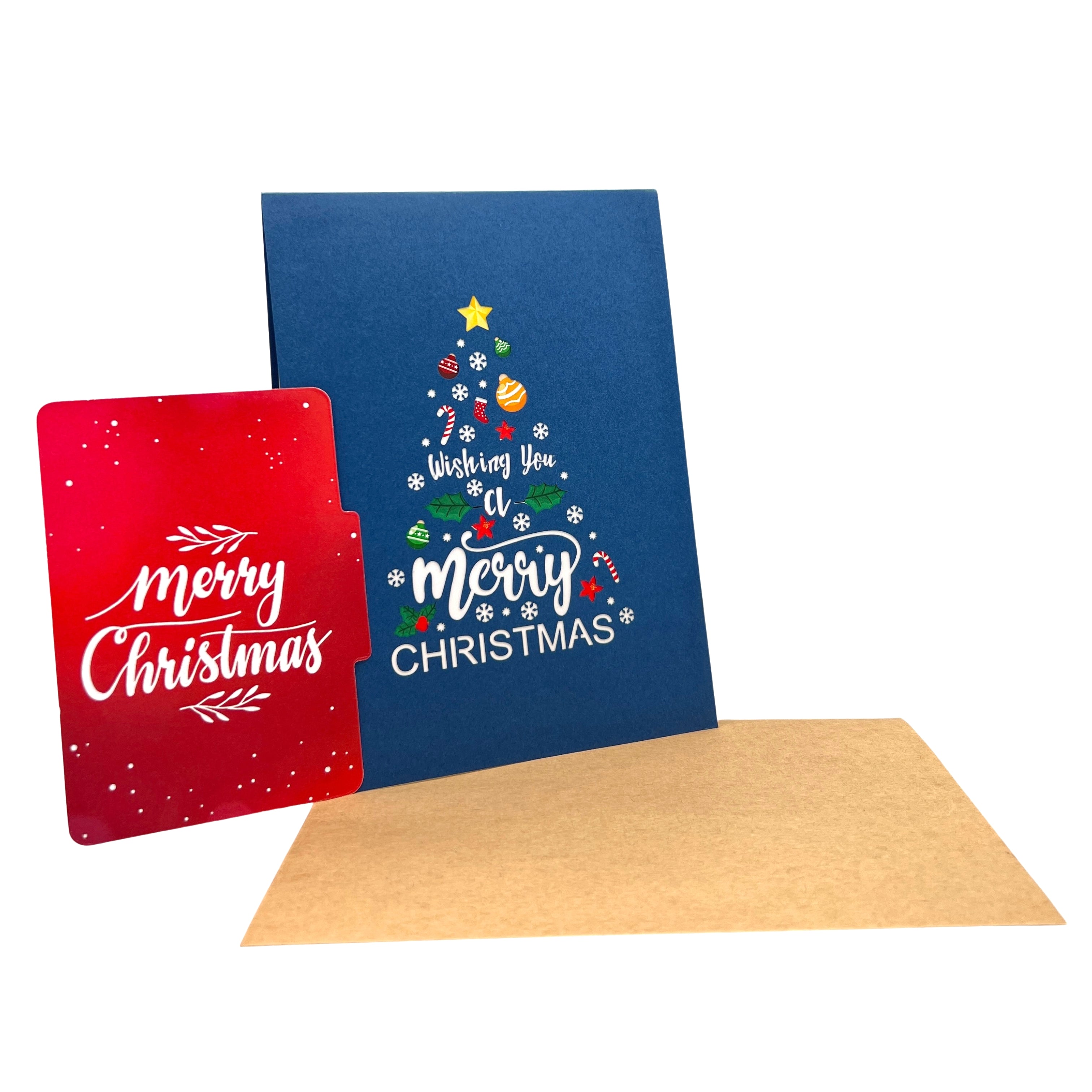 Pop Up Greeting Card Christmas Tree Decoration Holiday Gift, Holiday Card, Christmas Decoration, Noel Gift, Traditional Christmas Gift Card