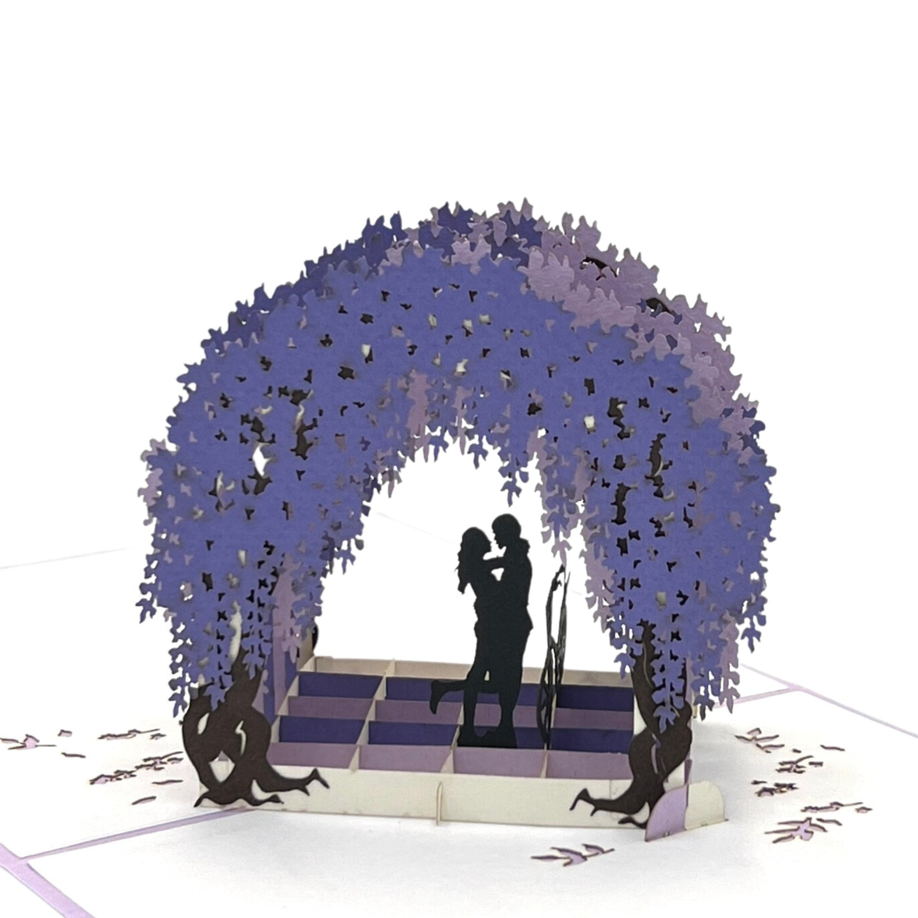 Pop Up Greeting Wedding Card Coupe Wedding Engagement Ceremony Invitation Card Romantic Love Enchanting Proposal Elopement Wedding Gift Idea