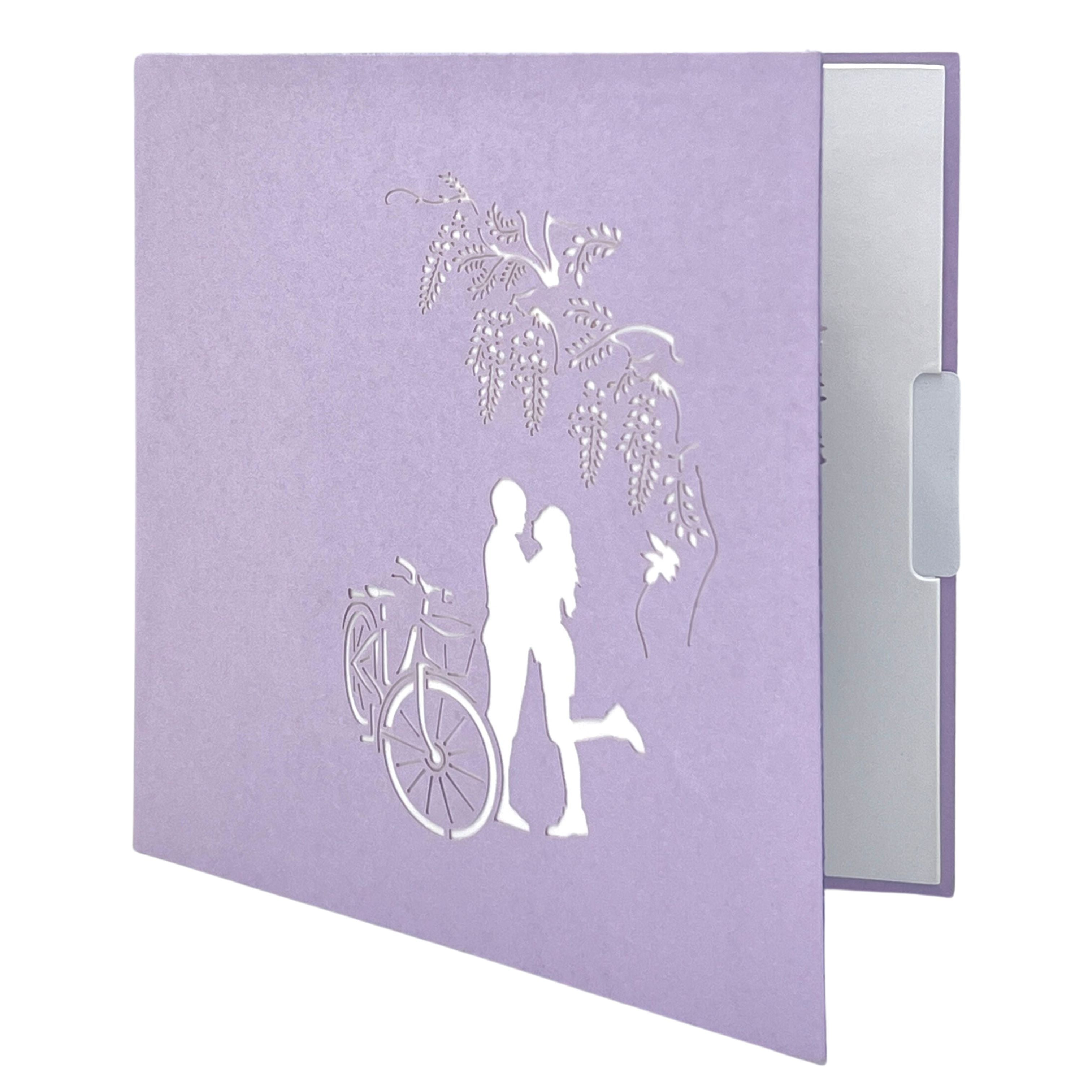 Pop Up Greeting Wedding Card Coupe Wedding Engagement Ceremony Invitation Card Romantic Love Enchanting Proposal Elopement Wedding Gift Idea