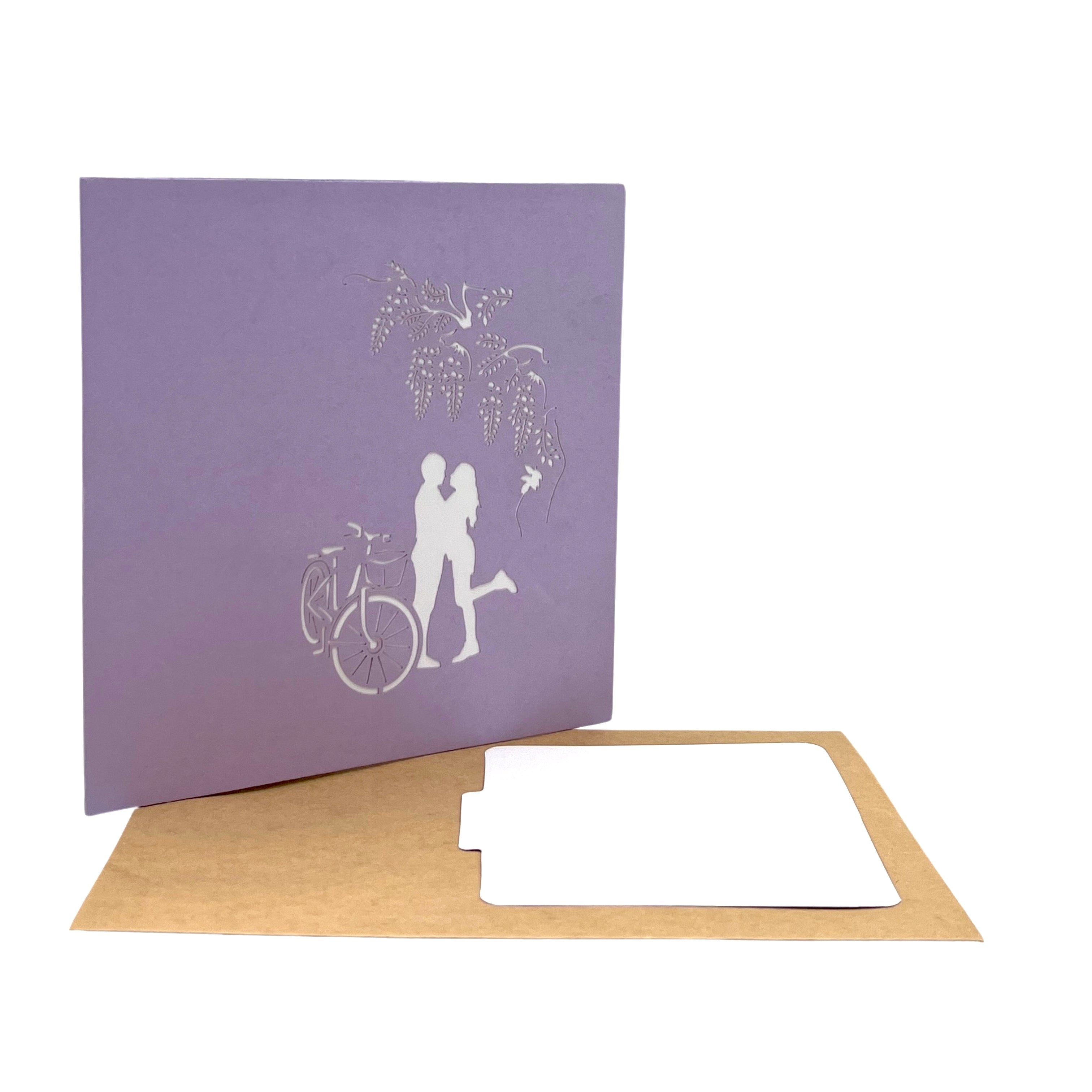 Pop Up Greeting Wedding Card Coupe Wedding Engagement Ceremony Invitation Card Romantic Love Enchanting Proposal Elopement Wedding Gift Idea