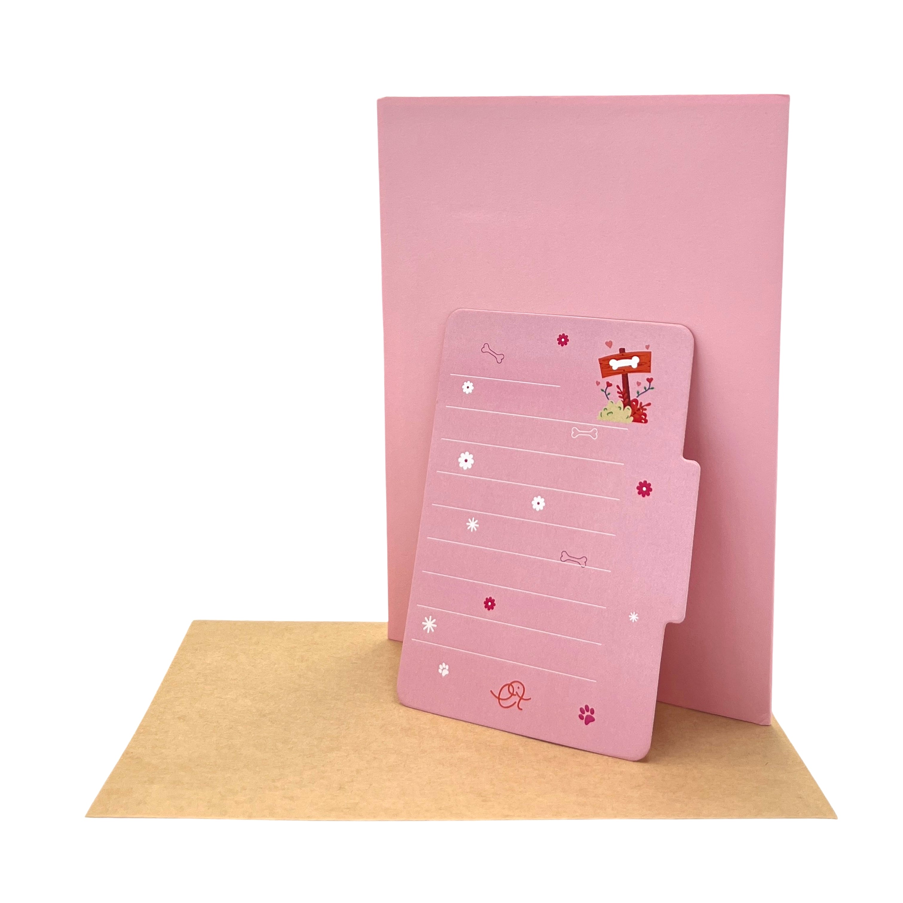 Pop Up Greeting Card Lovely Dog Love Message Animal Lover Wedding Card Gift for Dad Mom Family Gift Pet Card Thank You Birthday Gift Idea