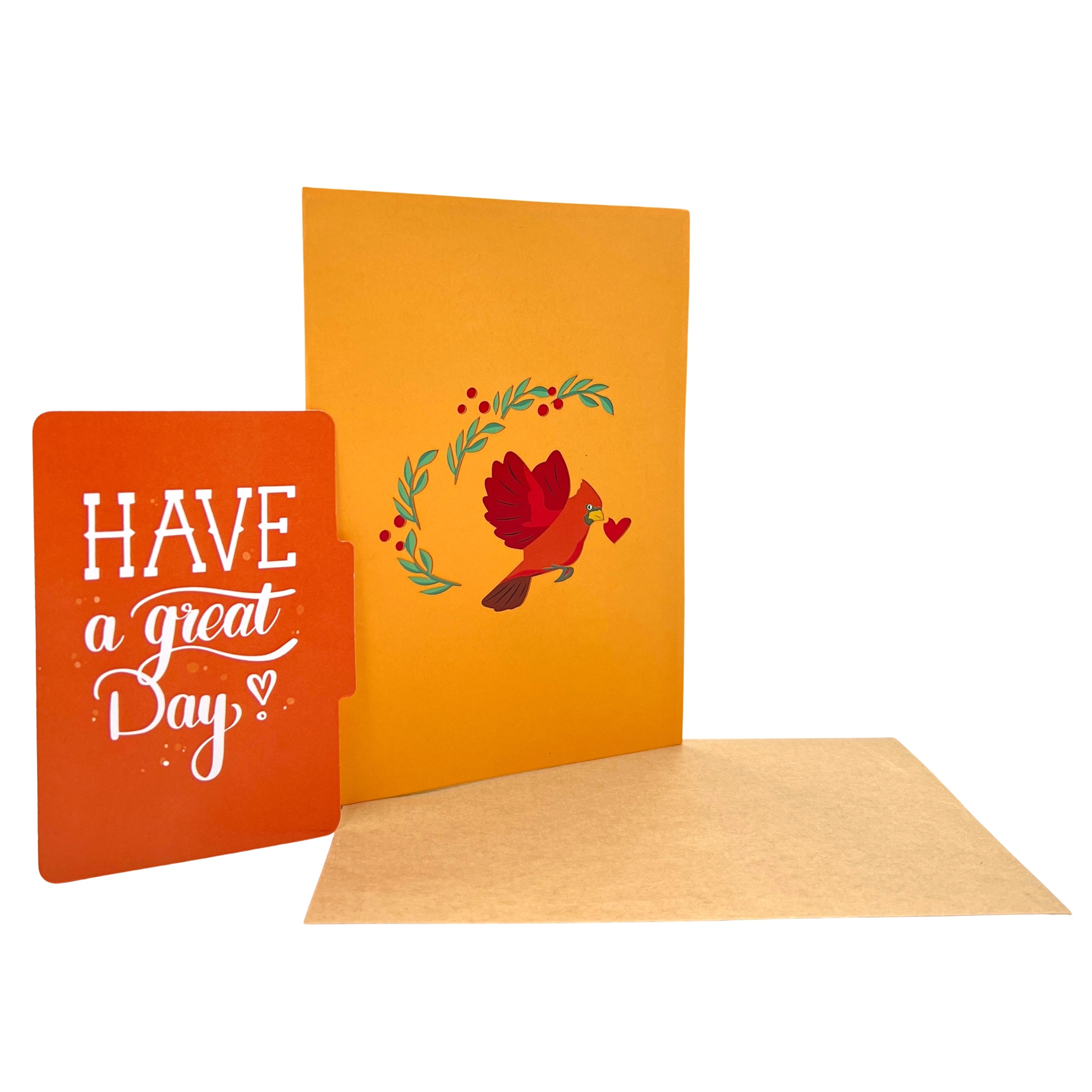 Pop Up Greeting Card Coupe Love Bird in Spring Card Animal Nature Lover Gift for Birthday Thank You Gift for Mom Dad Family Darling Lover