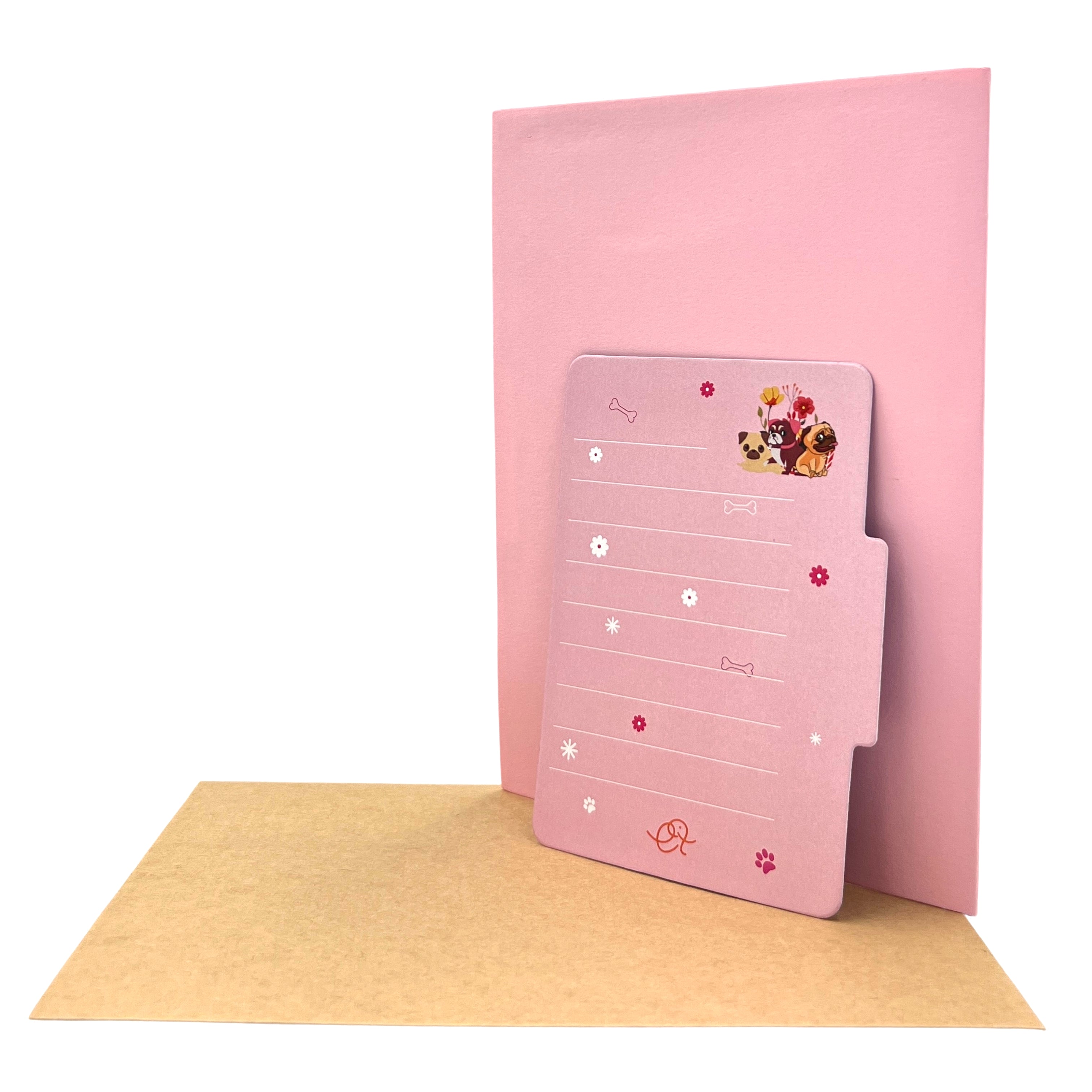 Pop Up Greeting Card French Bulldog Mom Puppies Dog Lover Thank You Birthday Holiday Card Pet Gift Animal Lover Card Mom Dad Friend Gift