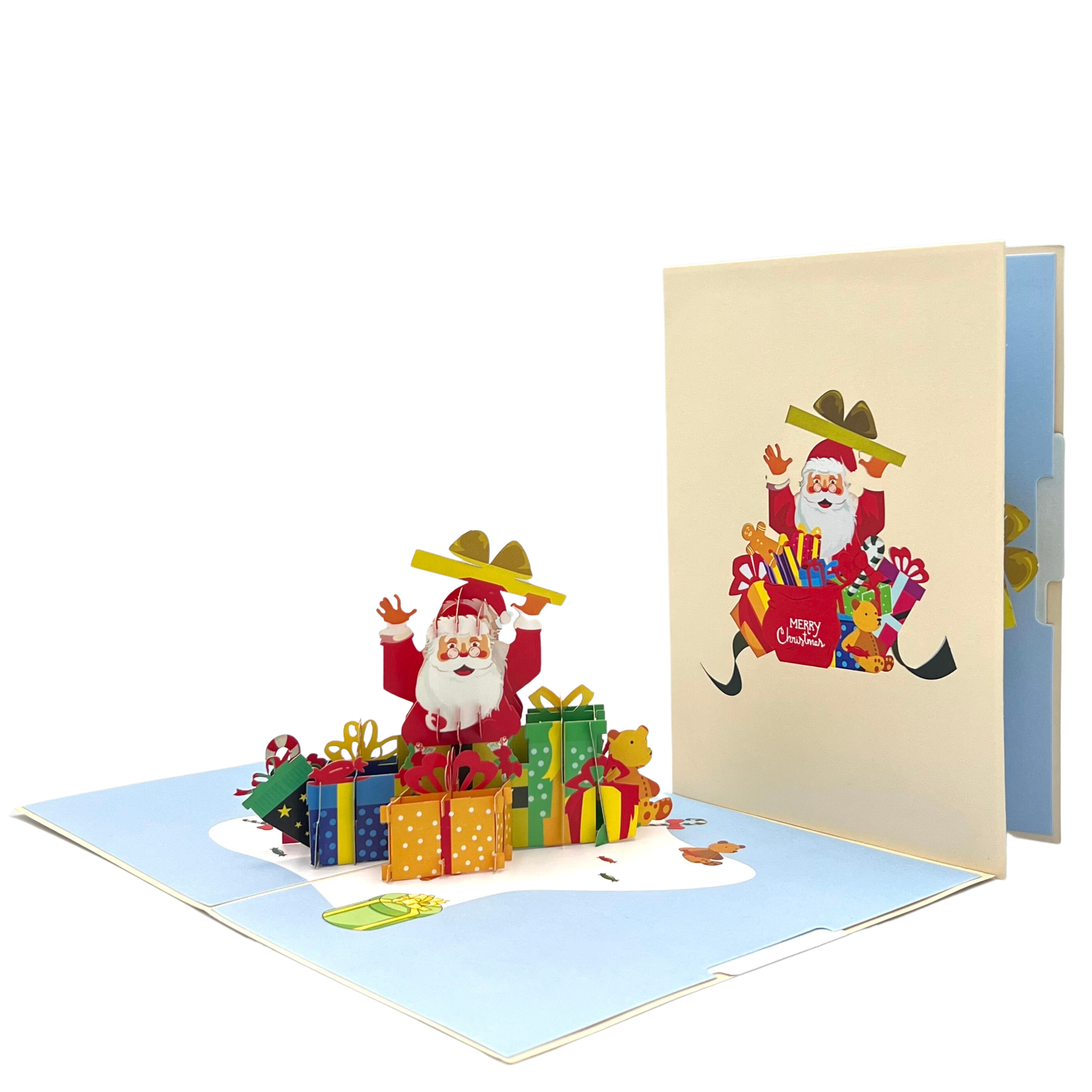 Pop Up Greeting Card Santa Claus Gift Decoration for Christmas, Merry Christmas, Christmas Theme, Funny Christmas Gift, Christmas Gift Kid