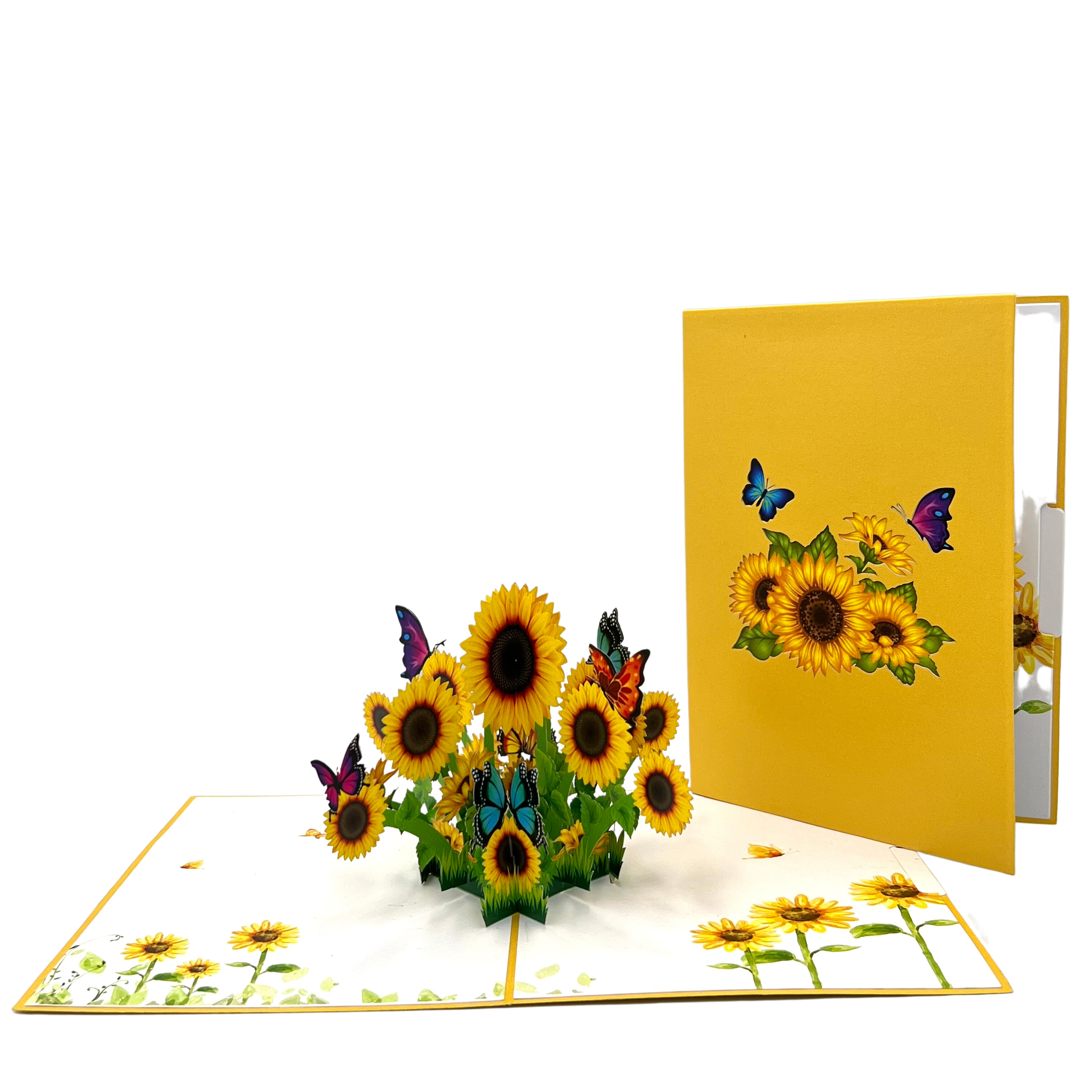 Sunflowers - Pop-Up Bouquet Card