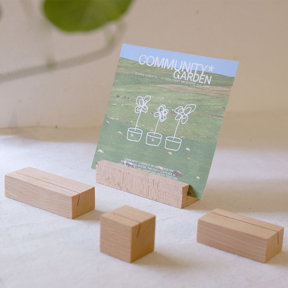Wooden Card or Photo Portrait Holders