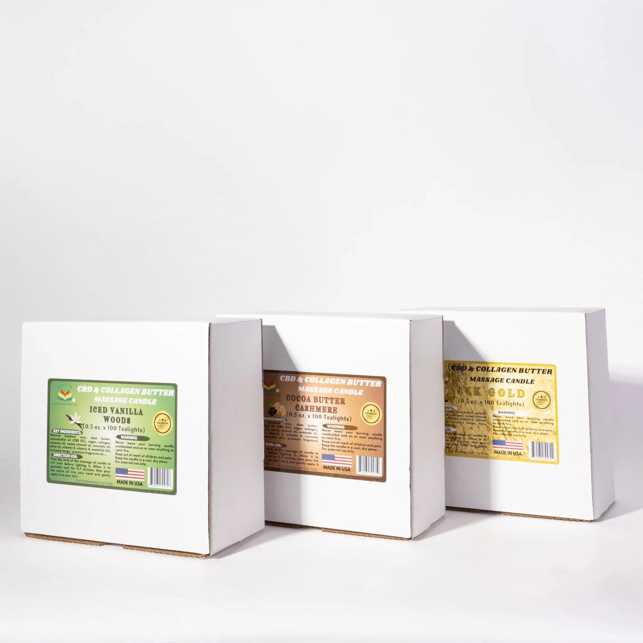 Royal CBD Massage Oil Candles - Tealight 0.5oz