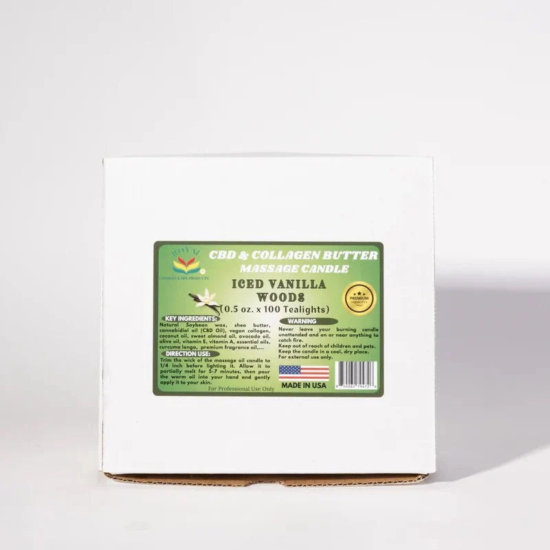 Royal CBD Massage Oil Candles - Tealight 0.5oz