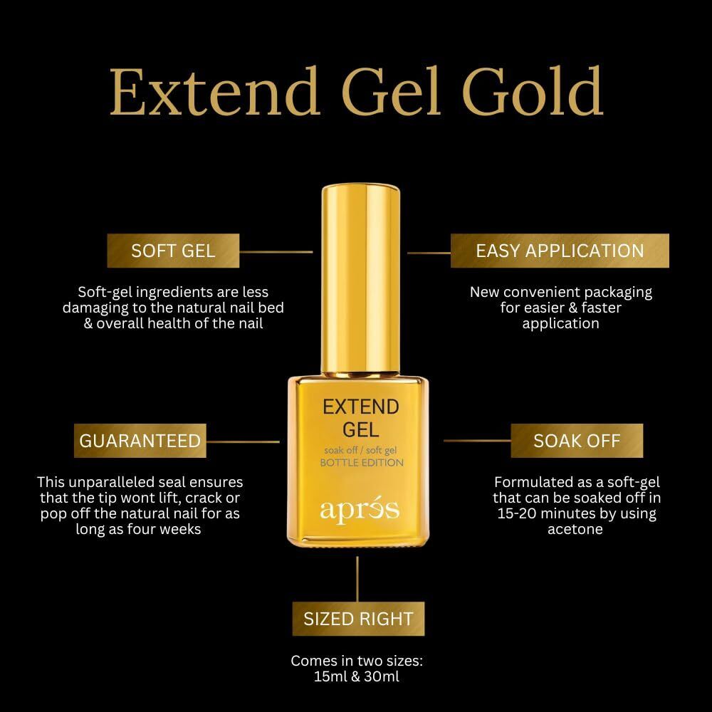 Apres - Nail Extend Gel X Gold (15ml/ 30ml)