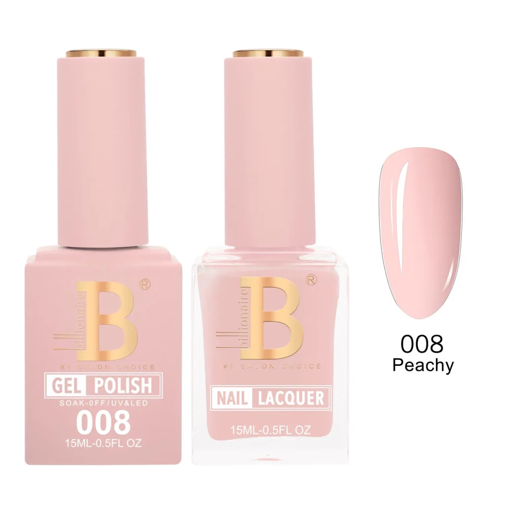Billionaire Imperial Duo Matching Color Set – #001 - 050 Gel + Lacquer (0.5oz / 15ml)