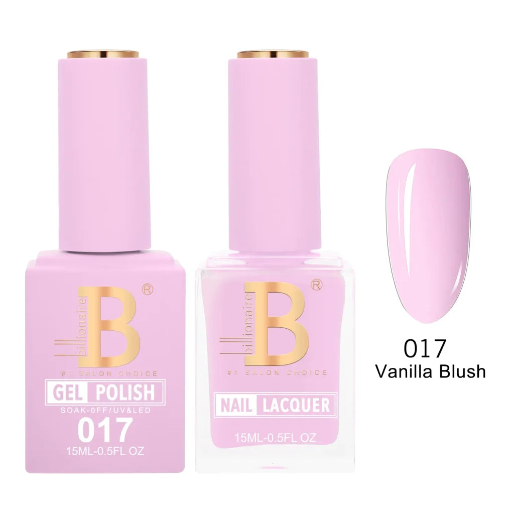 Billionaire Imperial Duo Matching Color Set – #001 - 050 Gel + Lacquer (0.5oz / 15ml)
