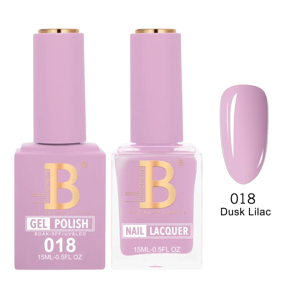 Billionaire Imperial Duo Matching Color Set – #001 - 050 Gel + Lacquer (0.5oz / 15ml)