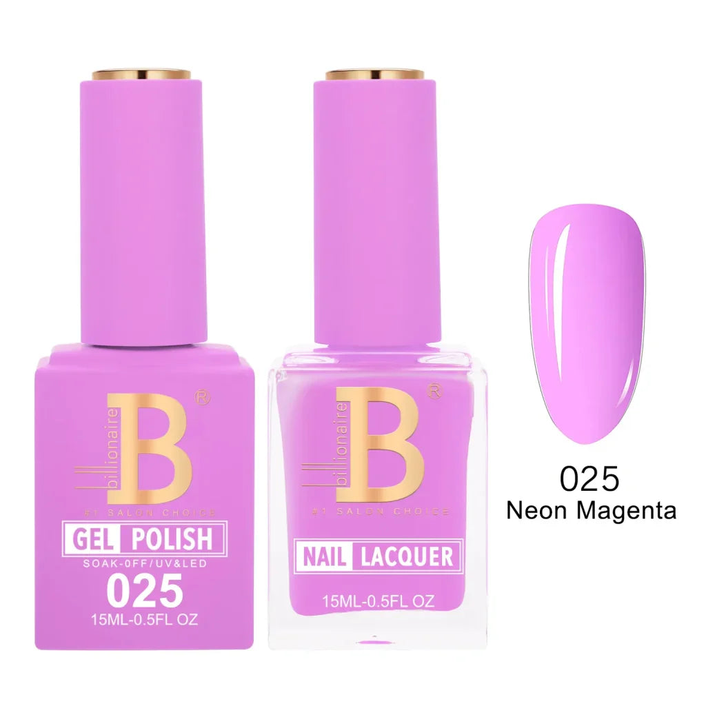 Billionaire Imperial Duo Matching Color Set – #001 - 050 Gel + Lacquer (0.5oz / 15ml)
