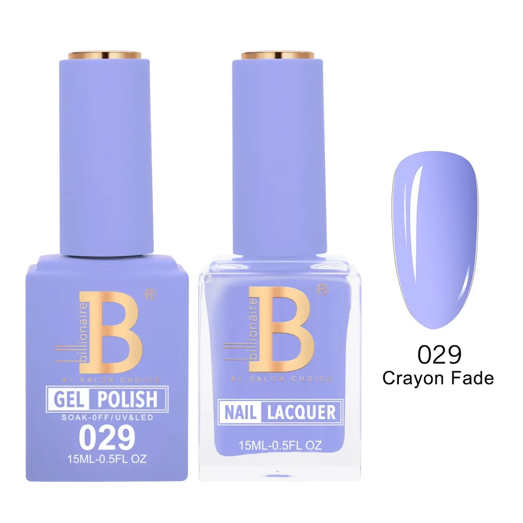 Billionaire Imperial Duo Matching Color Set – #001 - 050 Gel + Lacquer (0.5oz / 15ml)