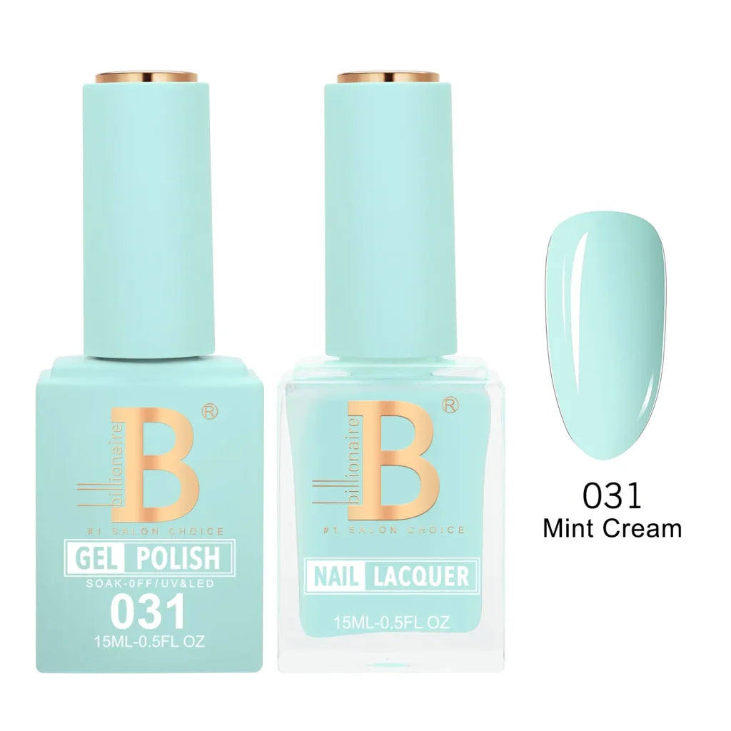 Billionaire Imperial Duo Matching Color Set – #001 - 050 Gel + Lacquer (0.5oz / 15ml)