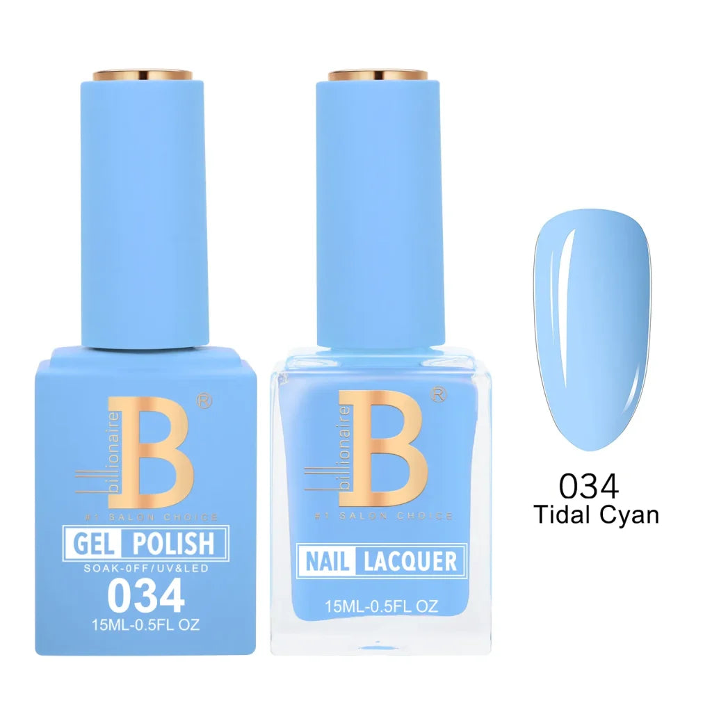 Billionaire Imperial Duo Matching Color Set – #001 - 050 Gel + Lacquer (0.5oz / 15ml)