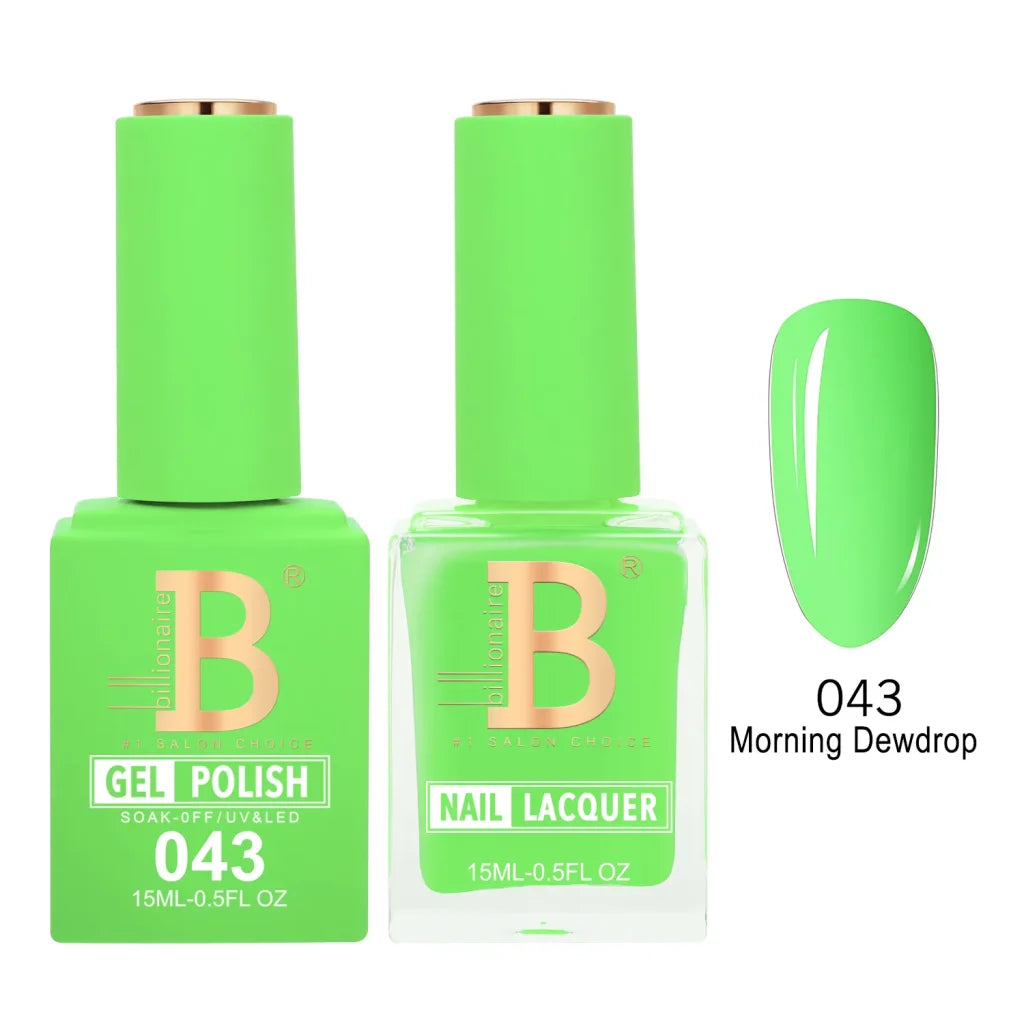 Billionaire Imperial Duo Matching Color Set – #001 - 050 Gel + Lacquer (0.5oz / 15ml)