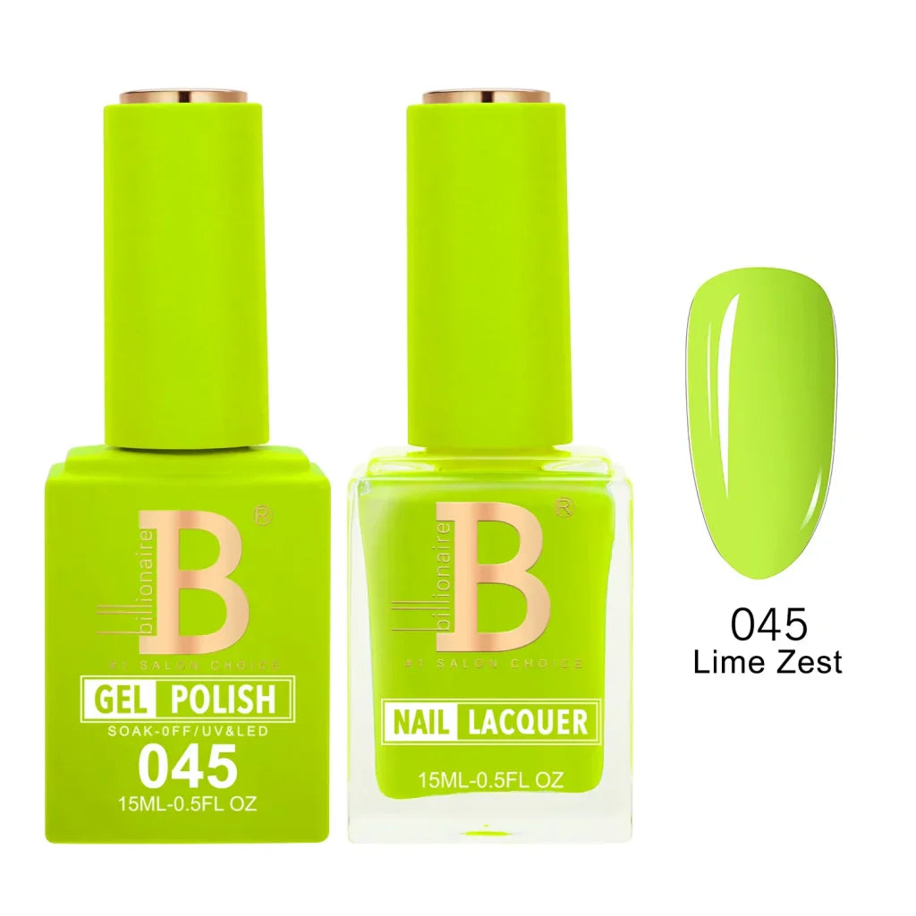 Billionaire Imperial Duo Matching Color Set – #001 - 050 Gel + Lacquer (0.5oz / 15ml)