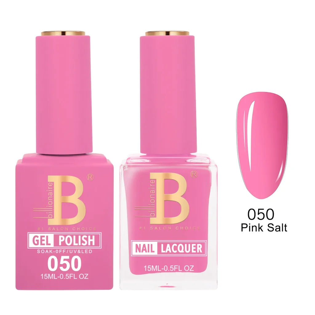 Billionaire Imperial Duo Matching Color Set – #001 - 050 Gel + Lacquer (0.5oz / 15ml)
