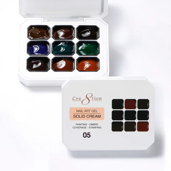 Cre8tion Nail Art Gel - Solid Cream