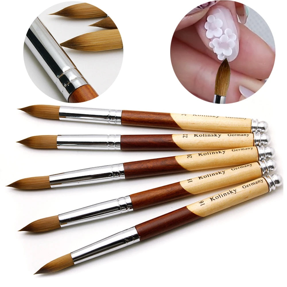 Excel - Acrylic Brush Kolinsky Germany (#8 - #22)