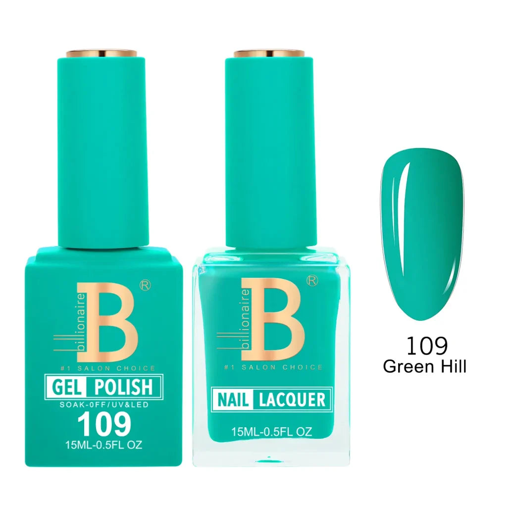 Billionaire Imperial Duo Matching Color Set – #101 - 150 Gel + Lacquer (0.5oz / 15ml)