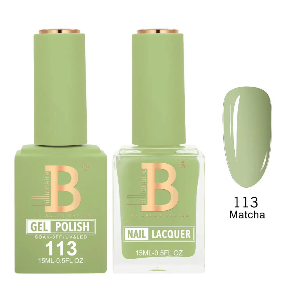 Billionaire Imperial Duo Matching Color Set – #101 - 150 Gel + Lacquer (0.5oz / 15ml)