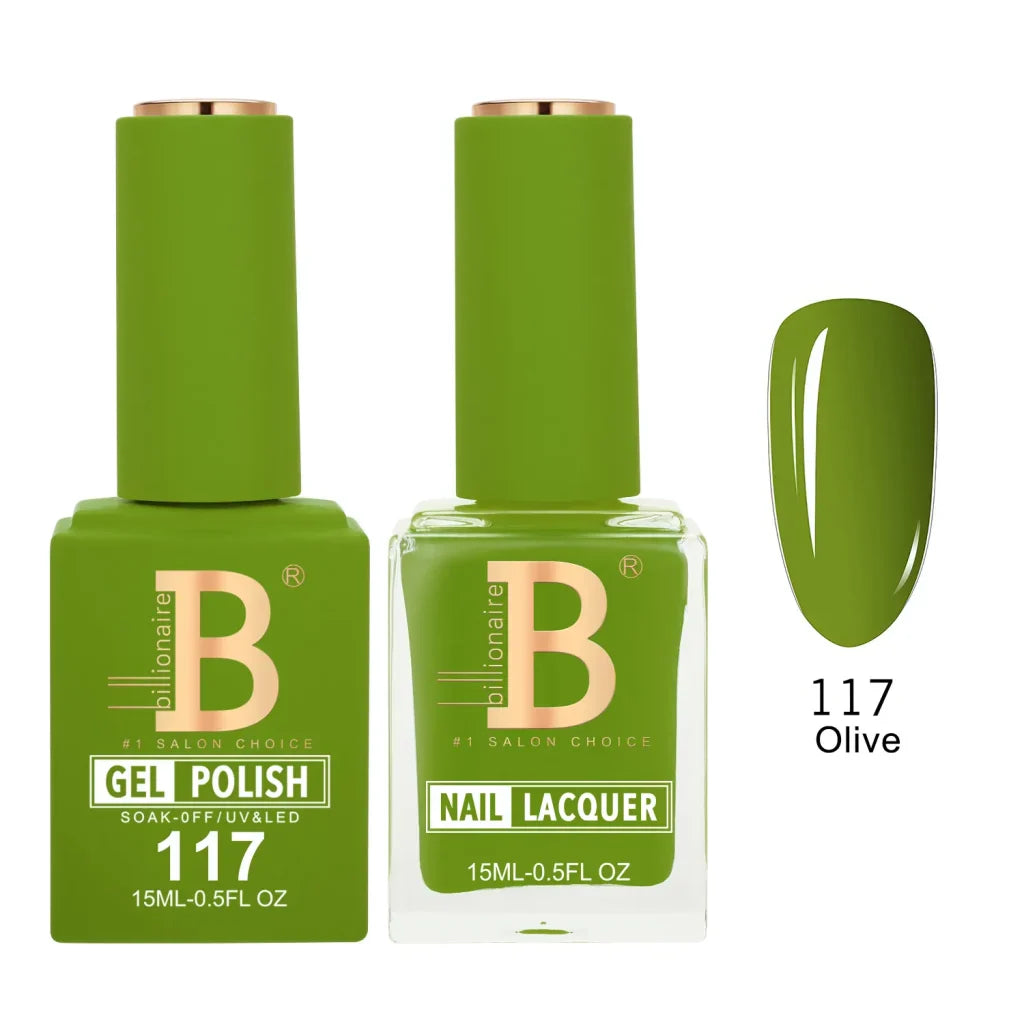 Billionaire Imperial Duo Matching Color Set – #101 - 150 Gel + Lacquer (0.5oz / 15ml)