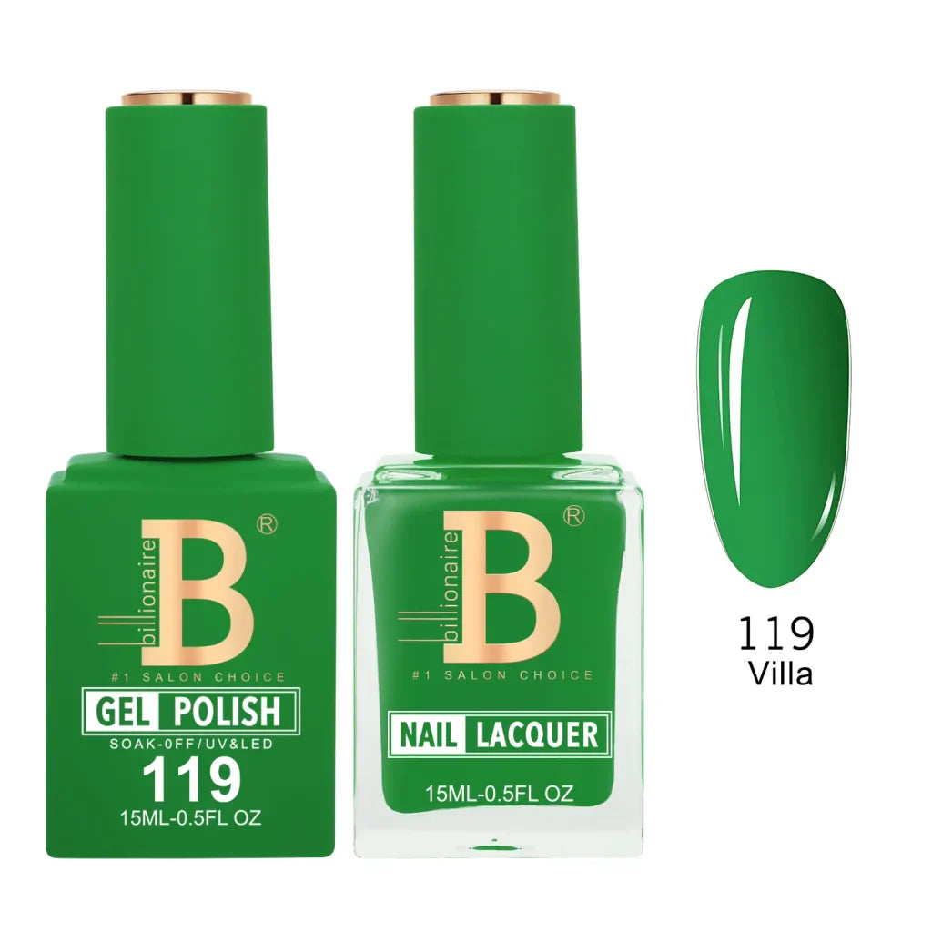 Billionaire Imperial Duo Matching Color Set – #101 - 150 Gel + Lacquer (0.5oz / 15ml)