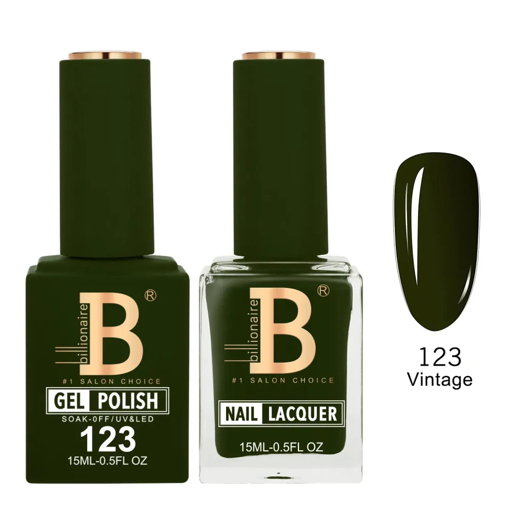 Billionaire Imperial Duo Matching Color Set – #101 - 150 Gel + Lacquer (0.5oz / 15ml)