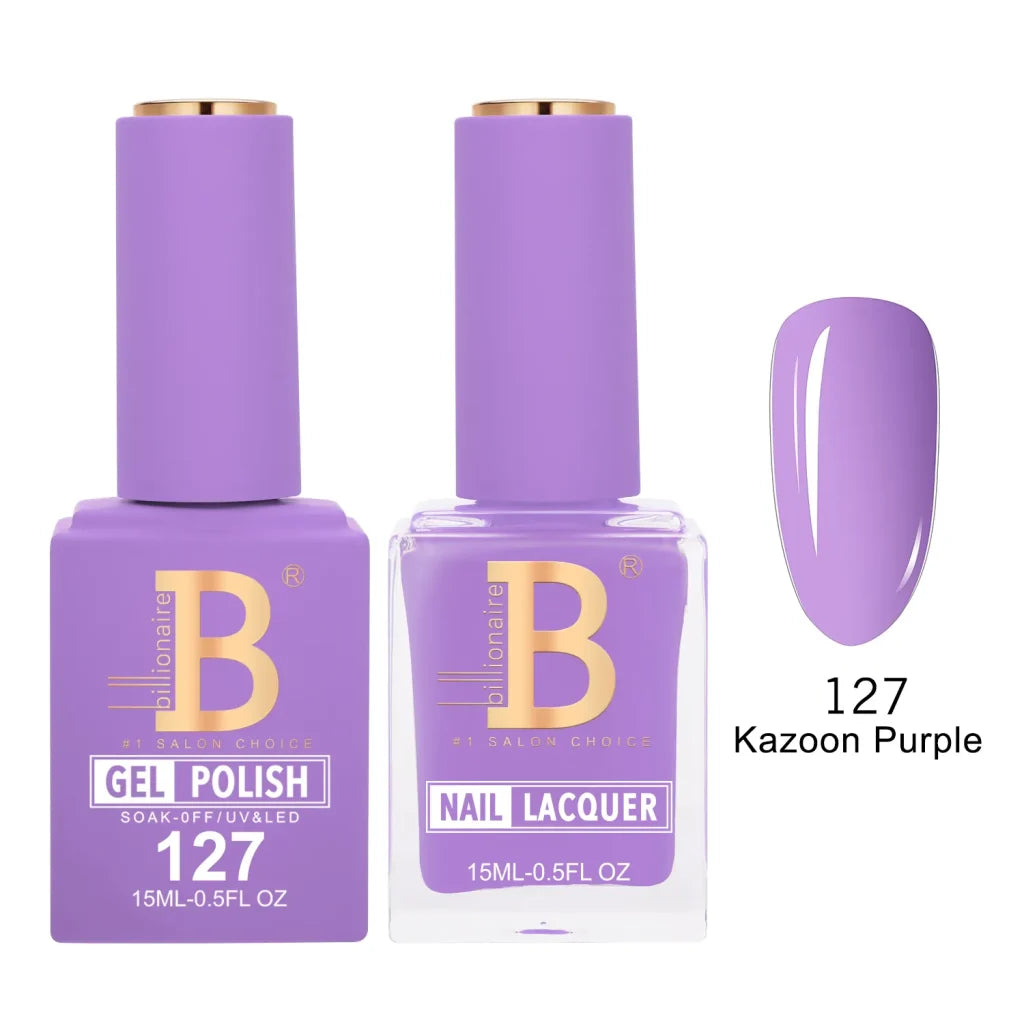 Billionaire Imperial Duo Matching Color Set – #101 - 150 Gel + Lacquer (0.5oz / 15ml)