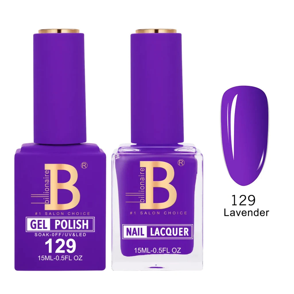Billionaire Imperial Duo Matching Color Set – #101 - 150 Gel + Lacquer (0.5oz / 15ml)