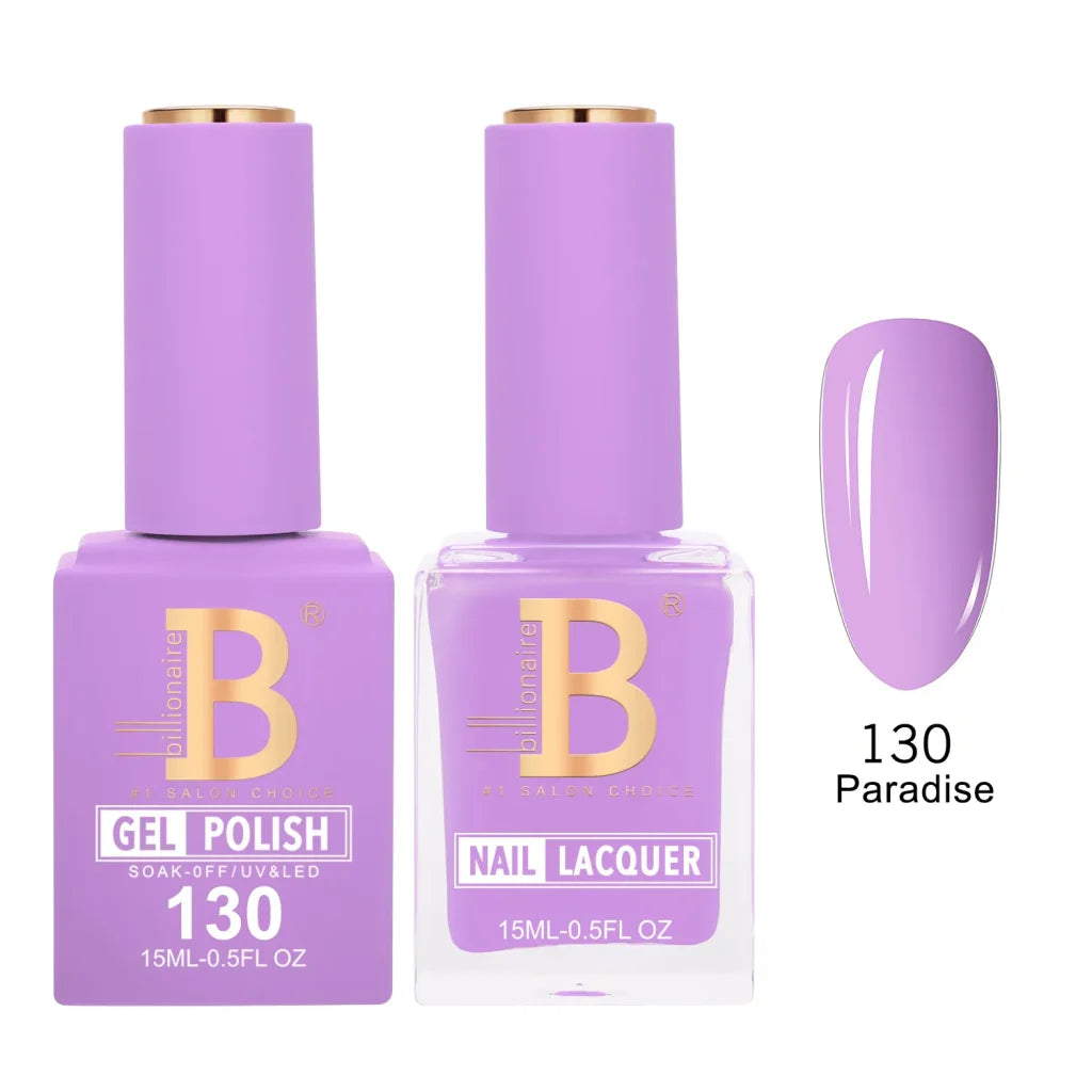 Billionaire Imperial Duo Matching Color Set – #101 - 150 Gel + Lacquer (0.5oz / 15ml)
