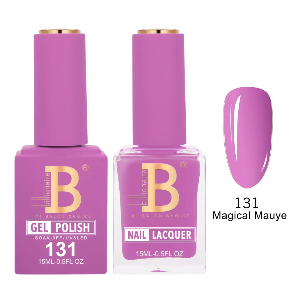 Billionaire Imperial Duo Matching Color Set – #101 - 150 Gel + Lacquer (0.5oz / 15ml)