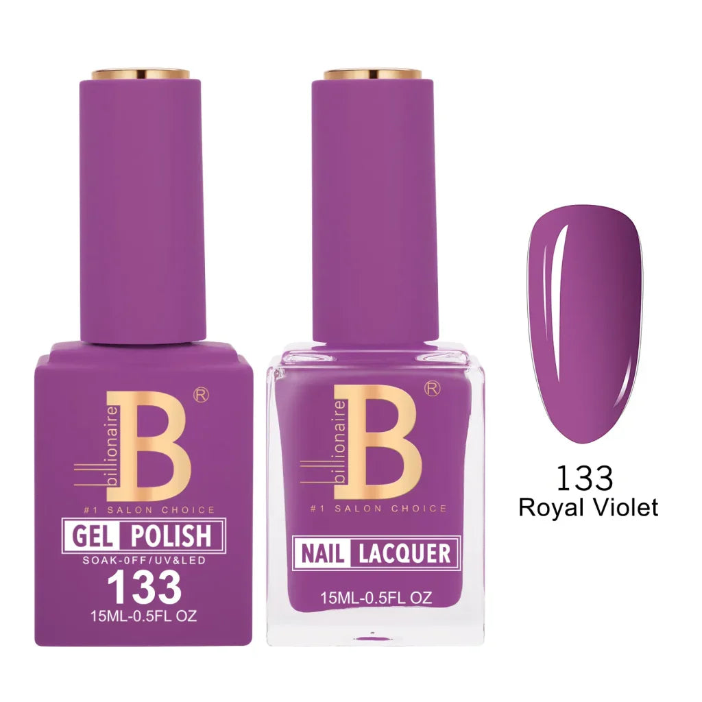 Billionaire Imperial Duo Matching Color Set – #101 - 150 Gel + Lacquer (0.5oz / 15ml)