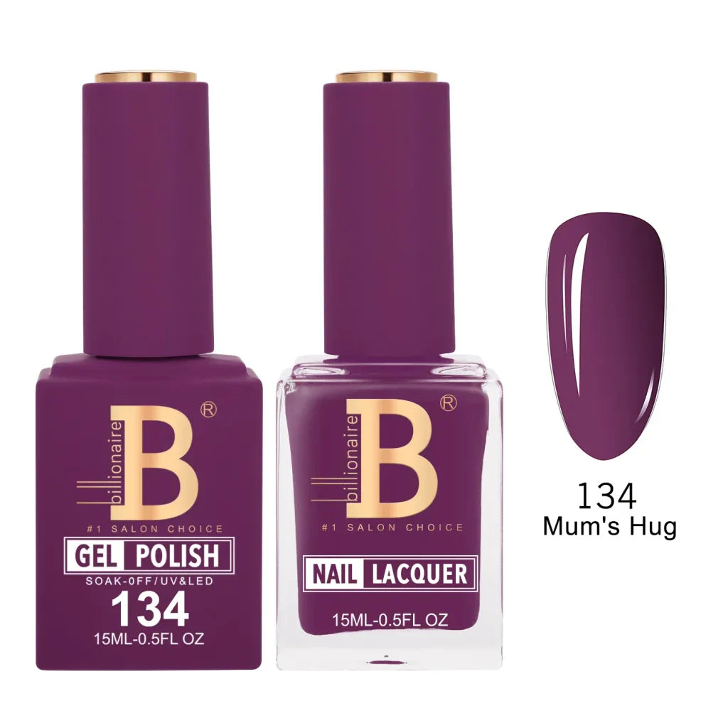 Billionaire Imperial Duo Matching Color Set – #101 - 150 Gel + Lacquer (0.5oz / 15ml)
