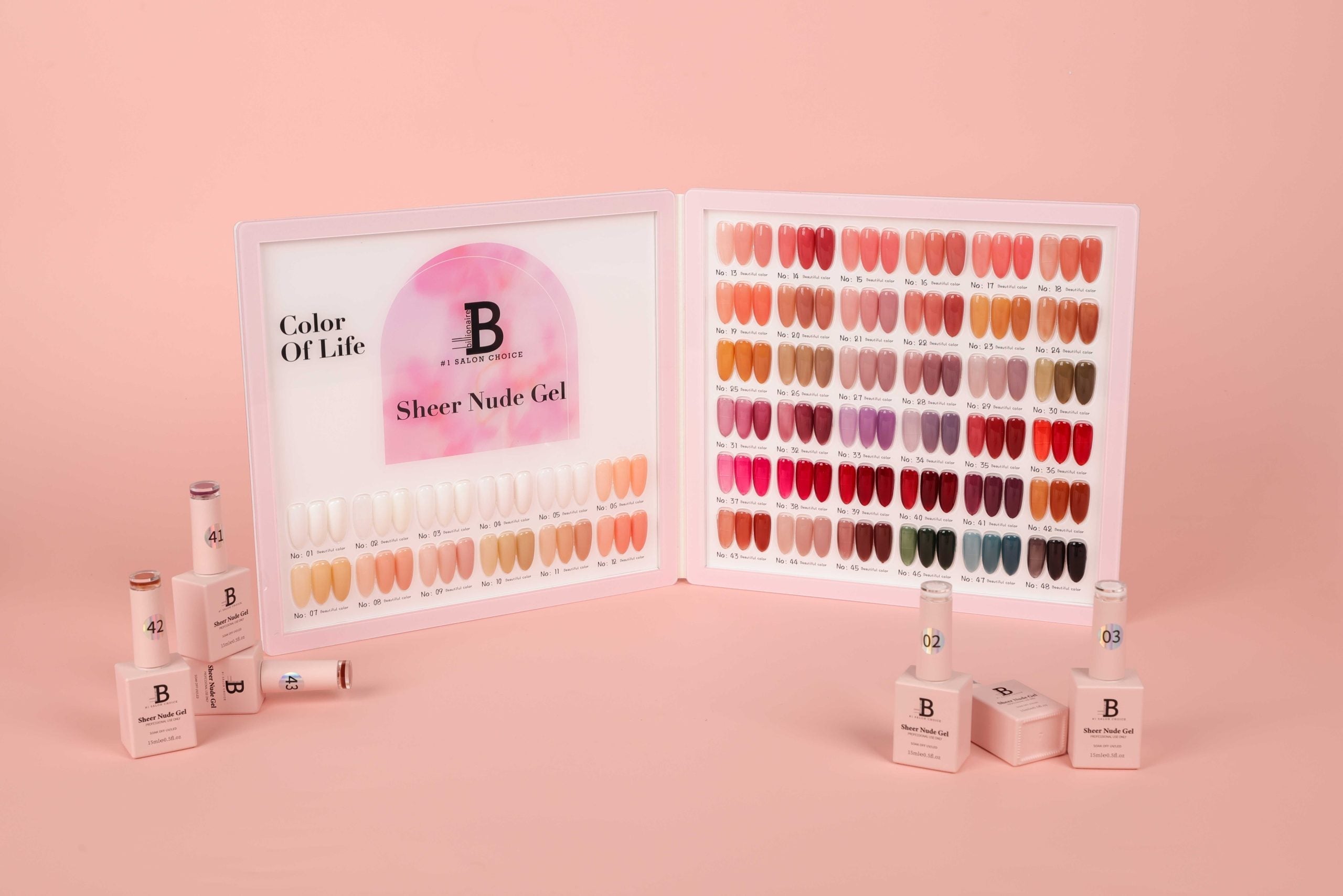 Billionaire - Sheer Nude Gel 48 Colors Collection
