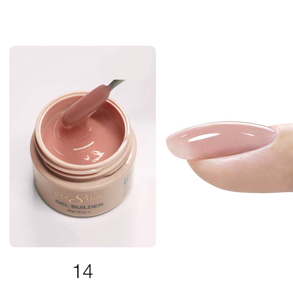 Cre8tion Gel Collection, Hema Free, Low Heat, Overlay Builder Gel - Full Set 18 Colors