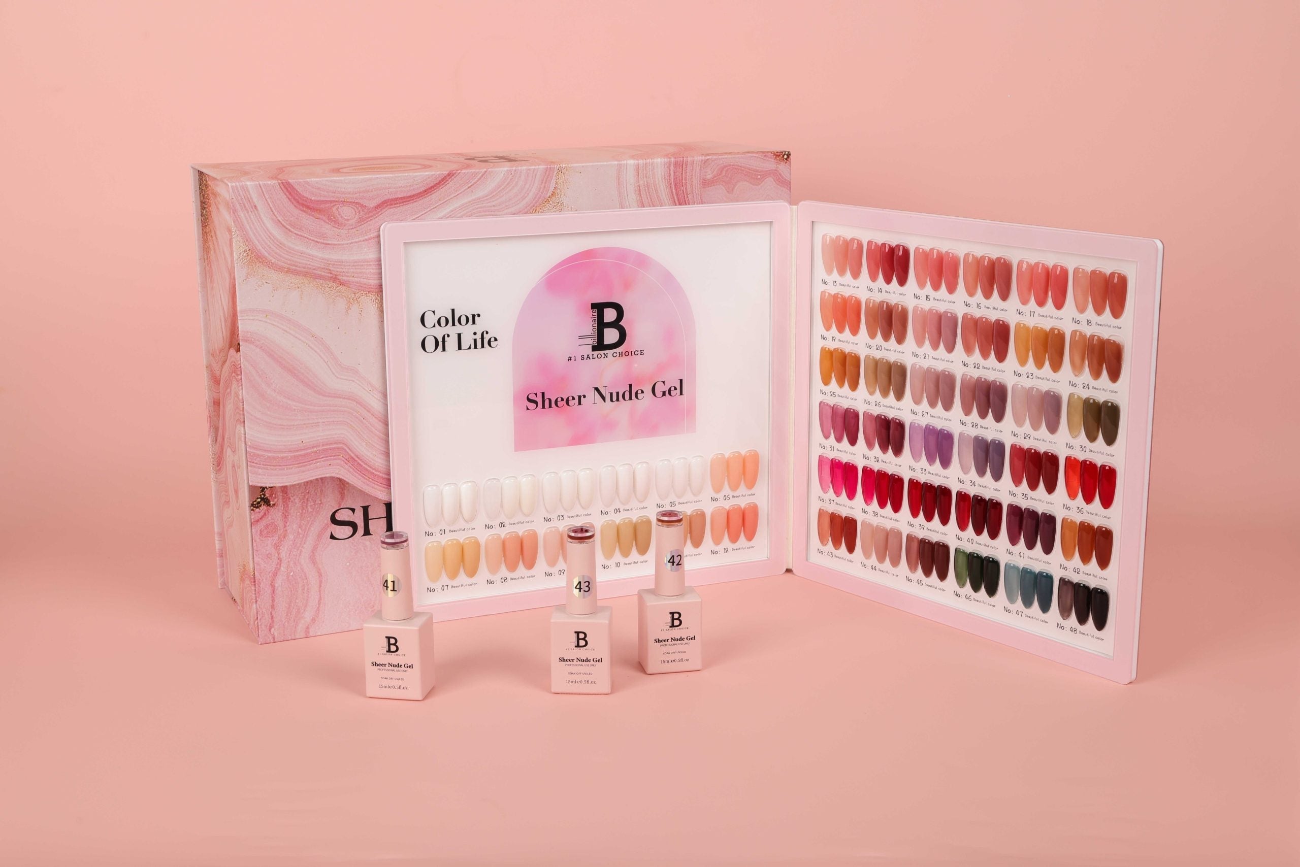 Billionaire - Sheer Nude Gel 48 Colors Collection