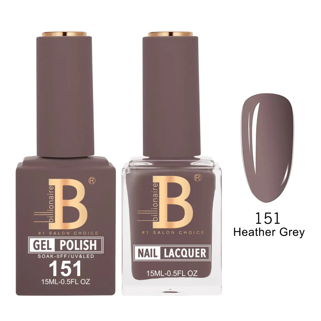 Billionaire Imperial Duo Matching Color Set – #150 - 200 Gel + Lacquer (0.5oz / 15ml)