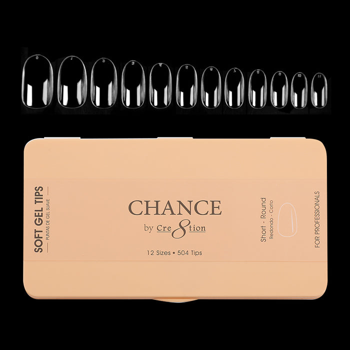 Chance - Round Soft Tips Box 600pcs (XS, S, M, L, XL)