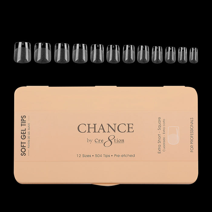Chance - Square Soft Tips Box 600pcs (XS, S, M, L, XL)